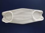 Flexible Nose Bar Disposable N95 Protective Mask 4 Ply Respirator Melt Blown