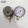 Buy cheap Customizable 1/4 BSPT Bottom Connection Vacuum Oil Filled Pressure Gauge Raw of Industrial High Pressure Gas Gauge Meters from wholesalers