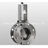 Buy cheap SS304 and SS316L stainless steel sanitary wafer type pneumatic flange butterfly valve from wholesalers