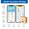 Buy cheap 1200mA 3.7V Thermal Portable Mini Inkless Printer Sticker 203DPI from wholesalers
