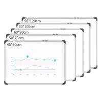 Buy cheap Silver Hanging Magnetic White Board , Small Magnetic Whiteboards Students product