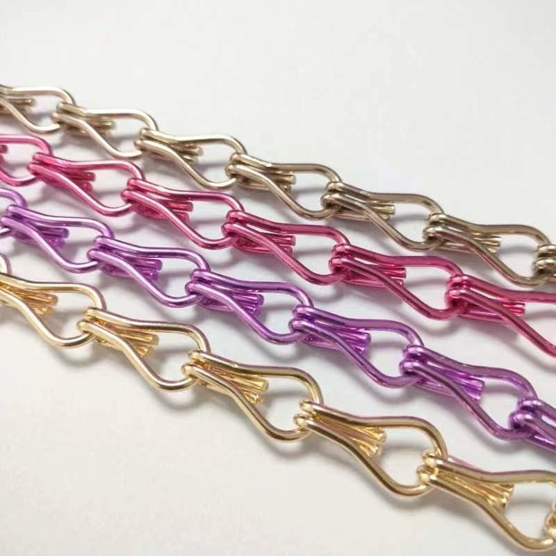 High Performance Aluminum Chain Link Curtain Customizable 24mm Chain Distance