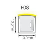 Buy cheap IP68 10mm Flex Neon Light Connector for Pool SMD2835 Led Source Emitting Color product