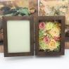 Buy cheap Luxury Gift Walnut Wood Photo Frame Preserved Flower Photo Frame For Lover Home Decoration from wholesalers