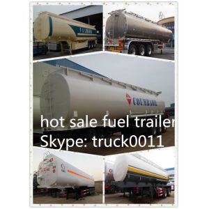 Buy cheap factory sale 3 axles fuel semitrailer exported to Africa, hot sale! good price fuel tanker transported trailer for sale from wholesalers