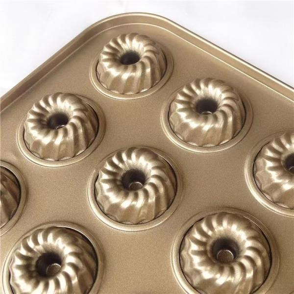 Buy cheap Non-Stick Carbon Steel Doughnut Muffin Cake Baking Pan 24-Piece from wholesalers