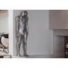 Buy cheap Life Size Matt Finish Standing Man Stainless Steel Figure Ss Sculpture from wholesalers