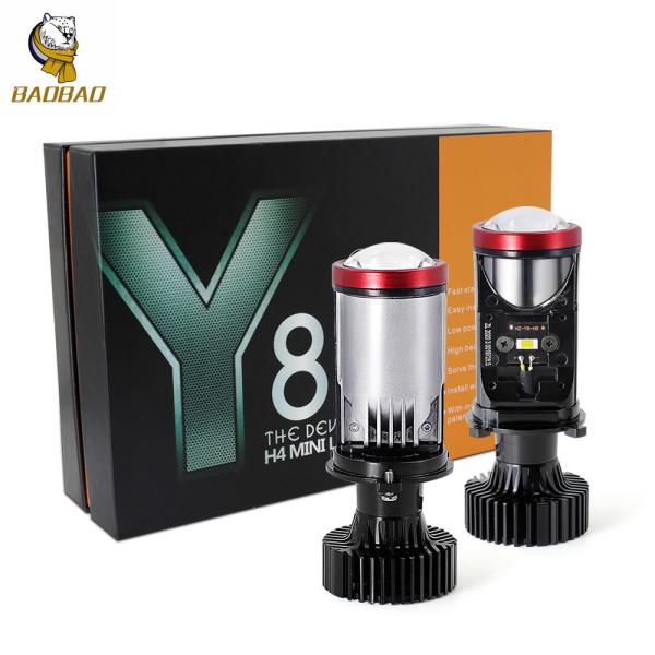 Buy cheap White 45W Mini Lens Y8 H4 Car LED Spotlight Universal Headlight Bulb from wholesalers