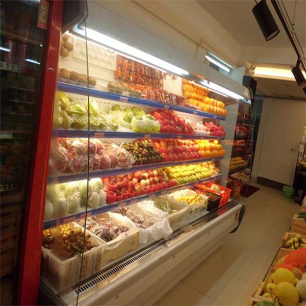 Buy cheap 2M 1896W Supermarket Refrigeration Equipments For Fruit from wholesalers