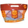 Buy cheap zipper bags for take away food package, Microwave safe deep frozen plastic packaging bags for fried chicken packaging from wholesalers
