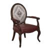 Buy cheap Genuine leather Cow split and Cottom Fabric with High density sponge Classic design Leisure Armchair and Lounge sofa from wholesalers