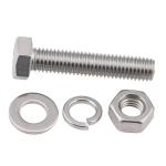 DIN931 Hex Nut And Bolt With Washer M16 2205 2507 Super Duplex Stainless Steel