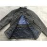Buy cheap Winter Mens Nubuck Leather Jacket Charcoal Color Mandarin Collar TW68174 from wholesalers