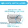 Buy cheap Disposable Takeout Pans With Clear Lids | 1lb Capacity Aluminum Foil Food Drip Containers Strong Seal Freshness from wholesalers