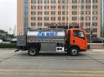 SINOTRUK HOWO 4x2 5000 Liters Refueling Tanker Truck With Pump Oil Dispenser