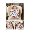 Buy cheap Winnie The Pooh Rubber Stamp Shopping Bag Kiki Titi Cartoon Shoulder Canvas Ladies from wholesalers