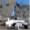 Buy cheap Outdoor Large Holiday Hotel Commercial Transparent Canvas Geodesic Dome House Tent For Sale from wholesalers