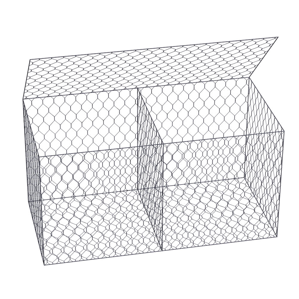 SGS Filling Gabion Cages 2x1x1m 3x1x1m 4x1x1m 5x1x1m Galvanized