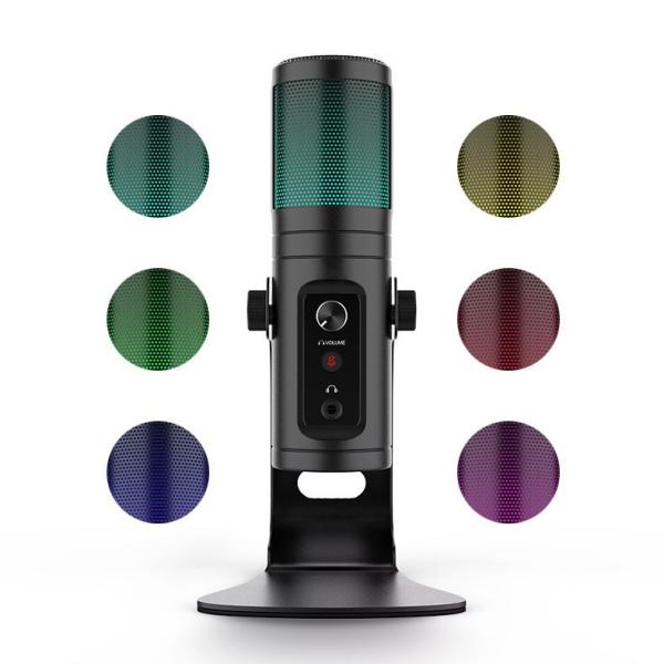 Buy cheap Metal Cardioid USB Condenser Microphone Kit With Sound Card Boom Arm Shock Mount from wholesalers