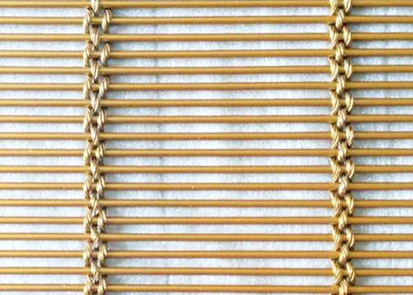 Buy cheap Paint Copper SS316L Cable Rod Woven Mesh Antifire Building Cladding from wholesalers