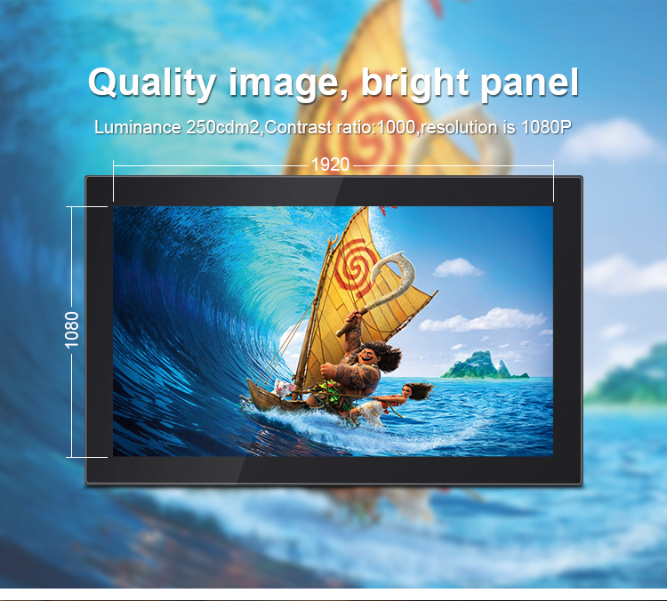 350cd/M2 24 Inch Android Tablet Poe Android Tablet Wall Mount With Hdmi Usb