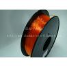 Buy cheap Orange Flexible 3D Printer Filament Consumables With Great Adhesion from wholesalers