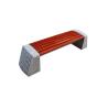 Buy cheap Modern Courtyard Outdoor Wooden Bench Furniture With Mild Steel Camphor Wood Material from wholesalers