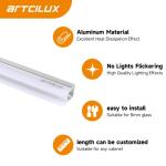Aluminum Profile Wardrobe Cabinet LED Light Cutting Service 12/24V DC A2109