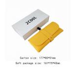 Irregular Microfiber Glasses Bag Sunglasses Drawer Box Luxurious Look