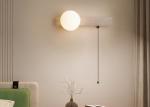 Yellow travertine wooden pendant lamp bedroom for home decorator interior stone