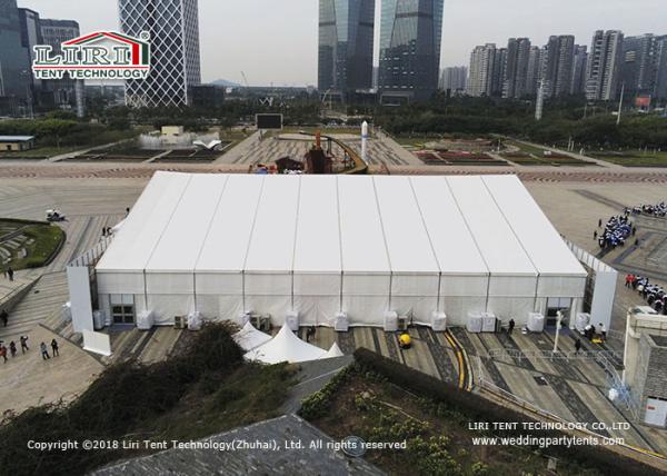 Buy cheap 30m X 50m X 6m White PVC Exhibition Tent For Product Promotion Fireproof from wholesalers