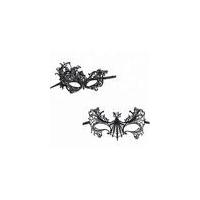 Buy cheap Lightweight Masquerade Party Masks , Durable Black Lace Masquerade Mask product