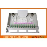 Buy cheap 12 Ports Fiber Optic Patch Panel Rack Mount Fiber Patch Panel ODF SC Couplers product