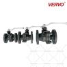 Buy cheap 150LB 2 piece Ball Valve A105 Forged Steel Flange Ball Valve Two-Piece Integrated Plate-Type Soft Seal Full Size from wholesalers