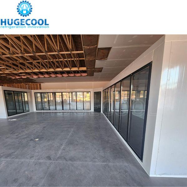 Buy cheap Scroll Compressor Silver Glass Door Walk In Cooler Or Freezer For Supermarket Needs from wholesalers