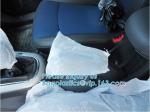 Disposable Car Interior Protection Set, seat, hand brake, gear stick, steering