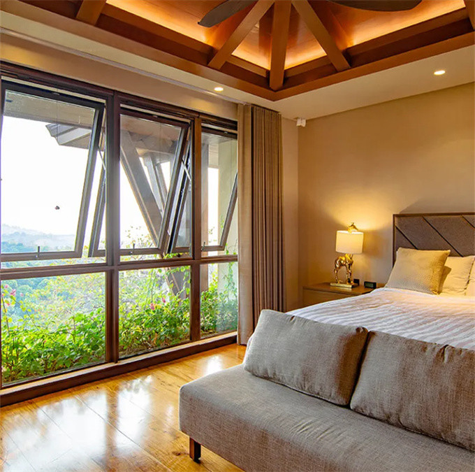 Customize Australia Standard Aluminum Awning Windows With Durable Fiberglass