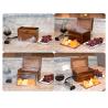 Buy cheap Decorations 8.7 Inch Wooden Food Containers Wooden Storage Box Kitchen from wholesalers
