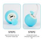 Pet Automatic Smart Electric Cat Toy Interactive Cat Ball Toys Game Cats ABS