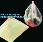 PVA Water Soluble Laundry Bag Infectious Waste Plastic Biodegradable bags, hot