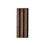 Three Side Wood Veneer Slat Wall Acoustic Panel Walnut E0 Grade 21mm Thick