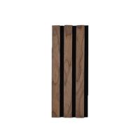 Buy cheap Three Side Wood Veneer Slat Wall Acoustic Panel Walnut E0 Grade 21mm Thick product