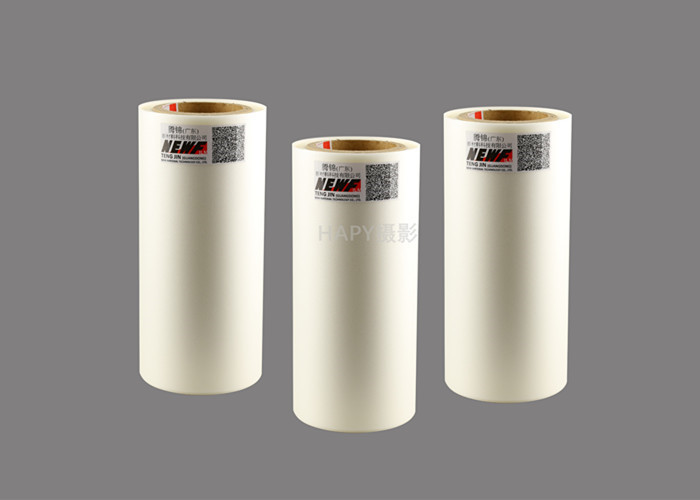 1 Inch Matte Anti Scratch Recycled BOPP Plastic Base Removing Protective Film Roll For Spot UV