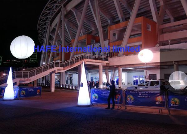 Buy cheap 800W 80000 Lumens Glow In The Dark Lighted Balloons Dimmable Waterproof from wholesalers