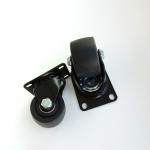 1.25 Inch Wheel Width Ball Bearing Heavy Duty Caster Wheels With Top Plate