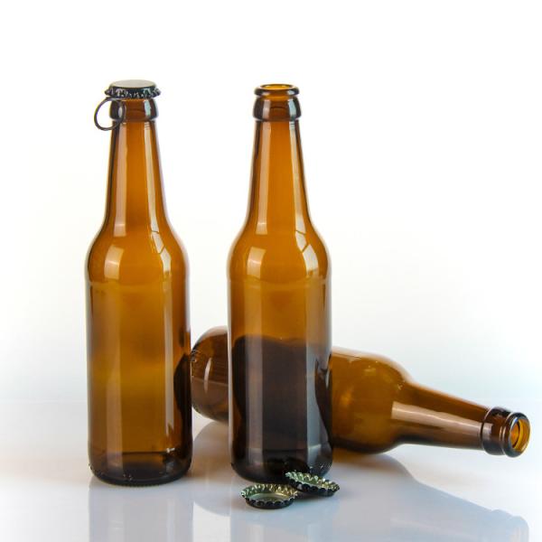 Buy cheap Wholesale Empty Glass 750ml 550ml 330ml Beer Bottle Factory Transparente from wholesalers