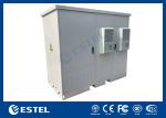Buy cheap Industrial Power Distribution Cabinet Three Compartment For Outdoor Shelter Integrated With Battery from wholesalers
