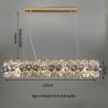 Buy cheap Smoke gray crystal chandelier for living room round hanging lamp decorative lights for room(WH-CY-233) from wholesalers