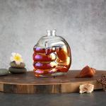 Super Flint Glass Classic Shape 500ml 700ml 750ml Liquor Bottle for Vodka Whisky