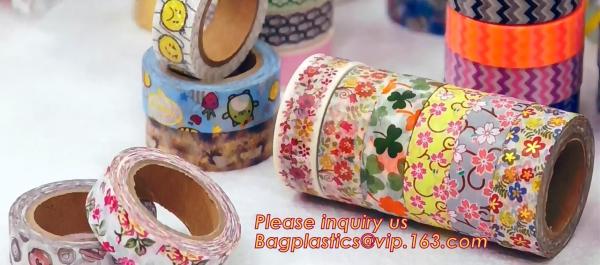 Buy cheap Colorful decorative masking washi paper tape custom printed DIY washi tape with logo,Supplies DIY Arts & Crafts Multi-co from wholesalers